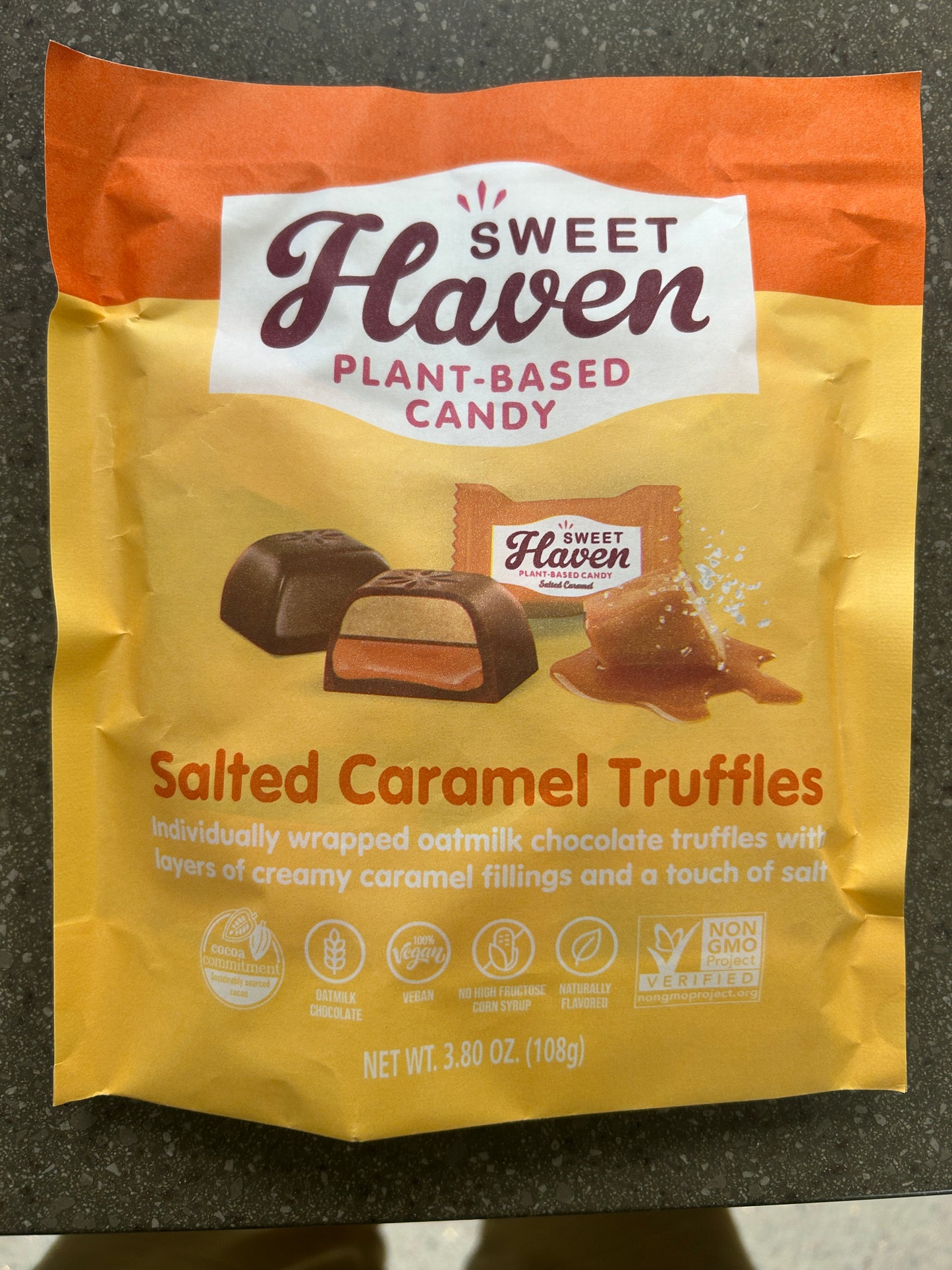 Sweet Haven Salted Caramel Vegan Truffles